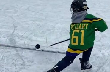 C'est le maillot Mighty Ducks personnalisé pour nous ... #NHLFanSkills (@nathanohockey) ...