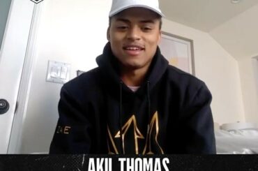 @ AkilThomas44 a parlé du moment spécial de jouer sur une ligne entièrement noire avec ...