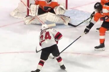 Fabuleux mouvement de rondelle des @njdevils ....