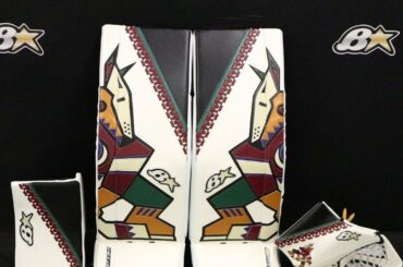 Le nouvel équipement Kachina d'Anti Raanta ne pouvait pas être amélioré.  (@goaliesonly) ...