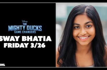 Avec The Mighty Ducks: Game Changers en première demain sur @disneyplus, Sway Bh ...
