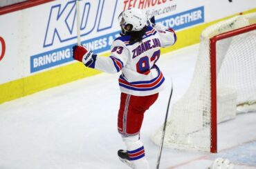 Mise à jour sur Mika Zibanejad (@ zibanejad93) ce soir: TROIS OBJECTIFS.  DEUX ASSISTES.  CINQ...