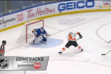 De 3-0 en 3e période à une victoire en OT, les @philadelphiaflyers sécurisent ...