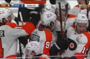 Quatre buts consécutifs couronnés avec cette beauté d'Ivan Provorov (@ ipro13) en OT ...