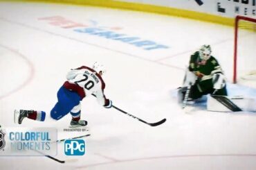 Nathan MacKinnon + Mathew Barzal + Brad Marchand = Moments colorés ...