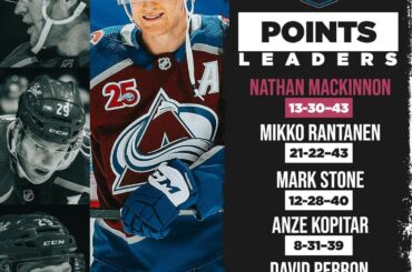 Nathan MacKinnon Mikko Rantanen La première place @coloradoavalanche ne peut pas être s ...
