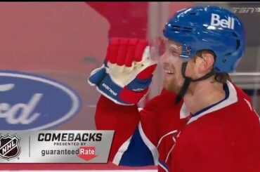 Le premier but d'Eric Staal avec le @canadiensmtl a complété le retour hier soir ...