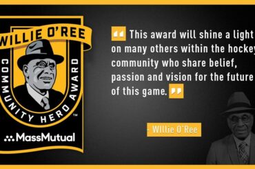 Proposez des héros de votre communauté pour le prix Willie O'Ree Community Hero Award ...