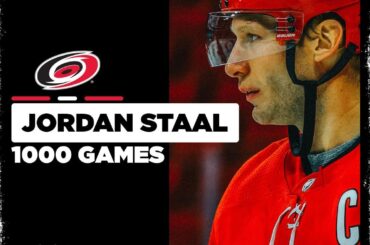 Mark it down, 1⃣, 0⃣0⃣0⃣ GP pour le capitaine Jordan Staal ....
