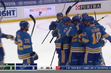 Bonté quel revers!  Ryan O'Reilly le prend en OT ...