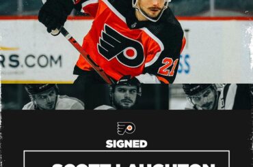 Done Deal Les @philadelphiaflyers ont signé Scott Laughton pour un contrat de cinq ans ...