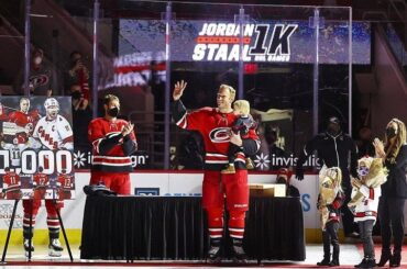 Quel moment pour Jordan Staal.  (@canes) ...