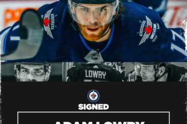 Cinq saisons de plus pour Adam Lowry avec les @NHLJets!  ...