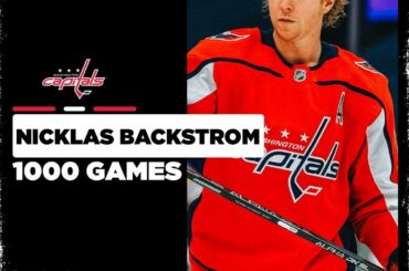 Félicitations au champion de la Coupe Stanley, Nicklas Backstrom, pour avoir atteint 1⃣ ...