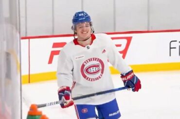 Observation de @colecaufield (@canadiensmtl) ...