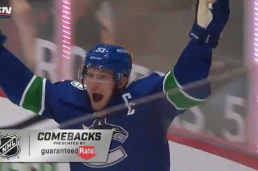 Outrageous Save Bo Horvat's OT Game-Winning Goal de Braden Holtby Le @canuc ...