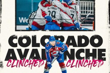 PLAYOFFS BOUND Les @coloradoavalanche ont décroché leur place dans la #Stanle ...