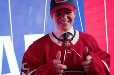 Bienvenue dans la LNH, @colecaufield.  ...
