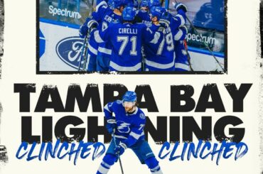 CLINCHED Les @tblightning sont en quête de victoires consécutives #StanleyCup! ...