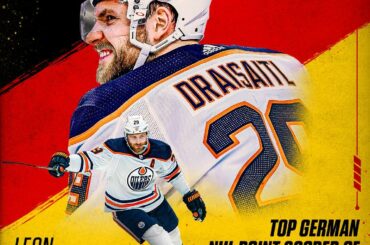 Avec son 488e point dans la LNH, Leon Draisaitl (@ drat_29) est maintenant le leader de tous les temps ...