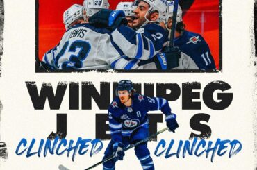 ET ILS SONT OFF!  Les @nhljets ont leur place dans les Playoffs #StanleyCup! ...