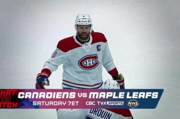 C'est un aperçu potentiel du premier tour alors que les affrontements @CanadiensMTL et @MapleLeafs ...