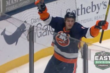Difficile de surpasser la beauté de Mat Barzal ... Mais qui avait le meilleur jeu dans le @massmutual ...