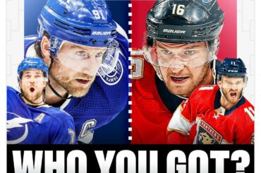 C'est une confrontation avec Sunshine State!  Qui avez-vous: @TBLightning ou @FlaPanthers?  Relier...