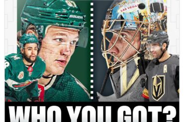 Deux équipes lorgnent toutes les deux sur leur première #StanleyCup.  Qui avez-vous: @minnesotawild ou @v ...