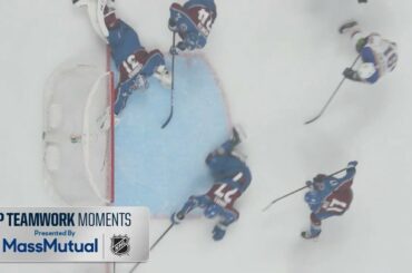 Le jeu hustle pur de Ryan Graves = Meilleur moment de travail d'équipe #StanleyCup ...