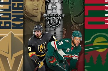 Nous sommes dans une autre soirée amusante entre les @vegasgoldenknights et @minnes ...