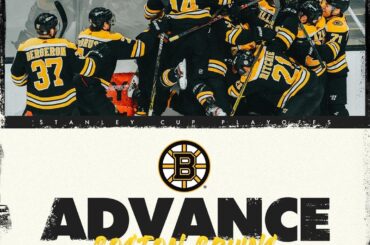 Quatre victoires vers le bas, sur la suivante.  Les @nhlbruins sont partis pour le deuxième tour!  ...