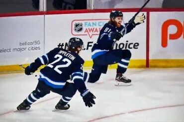 Quatre jeux.  Cinq périodes supplémentaires.  Les @NHLJets ont terminé le balayage du premier tour ...