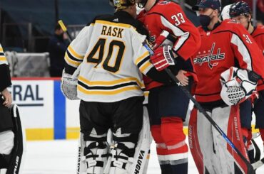 Rien que du respect entre Zdeno Chara et les @nhlbruins.  #Coupe Stanley...