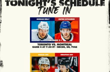 Heures supplémentaires.  Des rivalités.  Des confrontations.  Qui as-tu ce soir?  #Coupe Stanley...