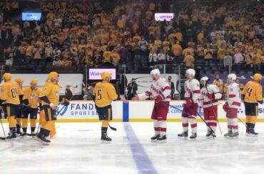 La plus grande tradition des Playoffs #StanleyCup: #HockeyHandshakes ....