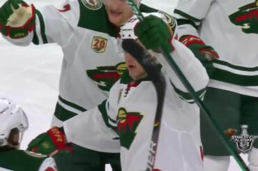 Premier but en carrière #StanleyCup Playoff pour Kirill Kaprizov: @nhlonnbcsports: ...