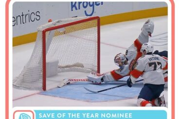 SAUVEGARDE DE L'ANNÉE Quel gardien de but devrait ramener le matériel à la maison?  Votez en bio #NHLF ...