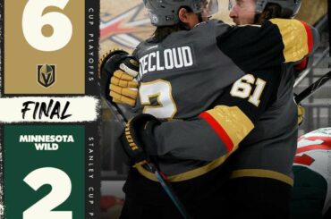 Les @vegasgoldenknights ont atteint le deuxième tour de la #StanleyCup Pla ...