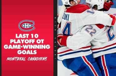 Suzuki.  Radulov.  Subban.  Revivez les 10 derniers buts en OT de @canadiensmtl en ...