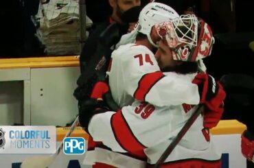 Quatre matchs consécutifs en prolongation dans les playoffs #StanleyCup ... Les @Canes et @Pre ...