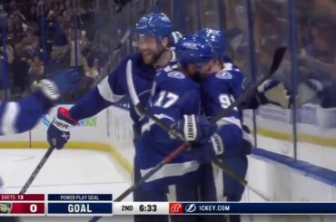 Manuel Steven Stamkos sur le jeu de puissance!  C'est votre coup de la nuit.  #Stan ...