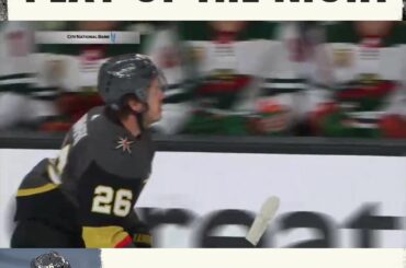 - Le magnifique premier but de @ mattiasjanmark - @ zachparise défile entre les jambes ...