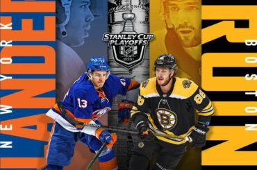 Le deuxième tour commence à l'Est!  @nhlbruins contre @ny_islanders.  Qui as-tu?  ...