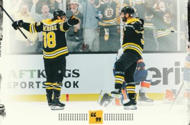 Foule ÉLECTRIQUE autour des éliminatoires de la #StanleyCup, il suffit de demander à @davidpastrnak....