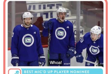 Il n'y a jamais un moment d'ennui lorsque Nate Schmidt (@nateschmidt88) est au micro.  VOTEZ...