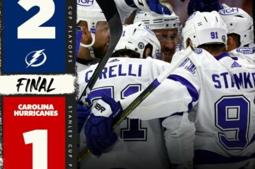 Le @tblightning retournera à Tampa Bay avec une avance de 2-0 dans la série.  #StanleyCu...