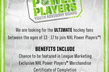 Nous recherchons de jeunes passionnés de hockey âgés de 13 à 17 ans pour la saison 2021-22...