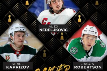 Félicitations aux finalistes du Trophée Calder !  Quelle recrue choisiriez-vous ?  ...