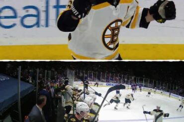 Le vainqueur OT de Brad Marchand (@bmarch63) a même surpris les @nhlbruins par surprise.  #...